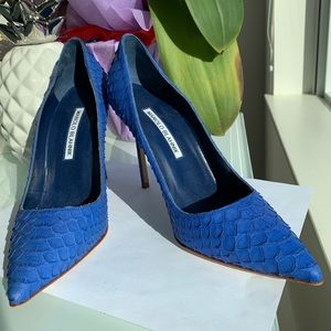 Manolo Blahnik Python Pumps Size 37.5